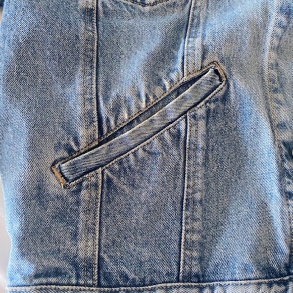Men's Vintage Calvin Klein (subtle logo) Naturally Distressed Jean Jacket - XL - Picture 3 of 13